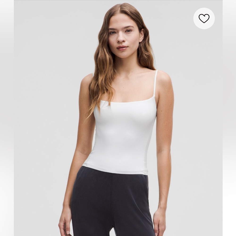 Lululemon Wundermost Spaghetti Strap Cami White Sz Medium